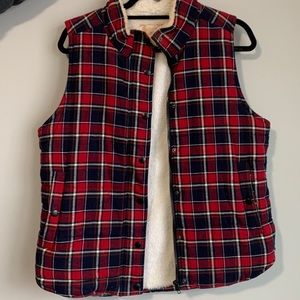 Skies are Blue plaid vest